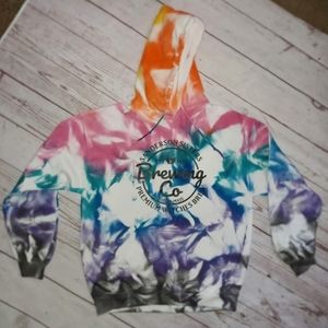 Size Large, Tie Dye, Sanderson Sisters Brewing Co. Hoodie,